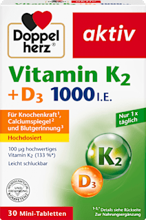 Vitamin K2 + D3 1000 I.E. Mini-Tabletten Doppelherz