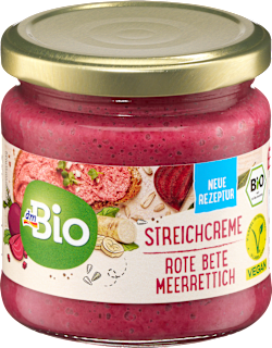 Crema tartinabilă de sfeclă roșie și hrean dmBio