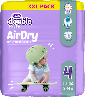 double care AirDry pelene 4 maxi (8 - 14 kg) Violeta
