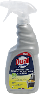 Detergente per friggitrici ad aria Dual power