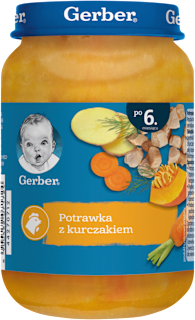 Obiadek kurczak w potrawce z jarzynkami  Gerber