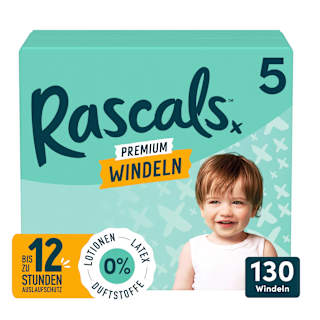 Windeln Premium Gr. 5 (13-18 kg) Monatsbox Rascals