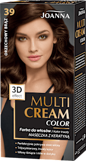 Farba do włosów Multi Cream Color 39 Orzechowy Brąz  JOANNA