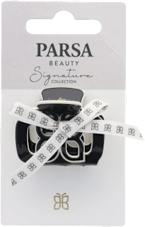 Щипка за коса Signature, черна PARSA BEAUTY