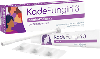 KadeFungin 3 Kombi-Packung, Vaginaltabletten 200 mg und Creme 2 % Clotrimazol KadeFungin