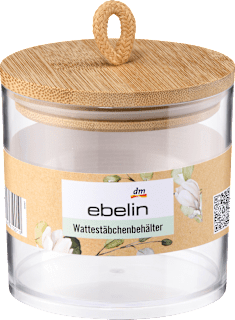 Wattestäbchenbehälter transparent ebelin