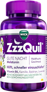 Wick ZzzQuil Gute Nacht Weichgummis Waldfruchtgeschmack 60 St WICK