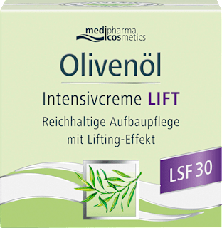 Gesichtscreme Olivenöl Lift Intensivcreme medipharma cosmetics