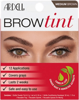 Brow Tint vopsea de sprâncene, nuanța Medium Brown ARDELL