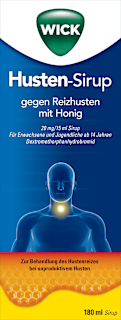 WICK Husten-Sirup gegen Reizhusten mit Honig 20 mg/15 ml WICK