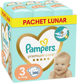 Pelene mjesečno pakiranje, vel. 3, 6-10 kg  Pampers Premium Care