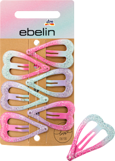 Spinki do włosów z serduszkami ebelin
