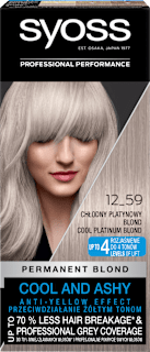Farba do włosów 12_59 Chłodny Platynowy Blond Syoss