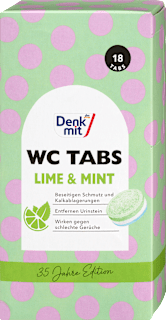 Tablete za čišćenje WC šolje - limeta i nana Denkmit