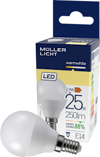 LED Tropfen 25W E14 245lm  Müller Licht