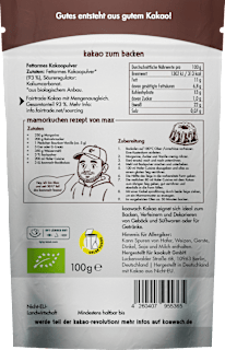 Kakao zum Backen koawach