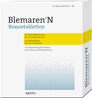 Blemaren N Brausetaletten Urologikum zur Harnalkalisierung und Metaphylaxe ARISTO