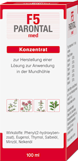 Parontal F5 med Konzentrat zur Herstellung einer Lösung zur Anwendung in der Mundhöhle ARISTO