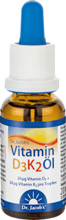 Dr. Jacob’s Vitamin D3K2 Öl Tropfen Dr. Jacob's