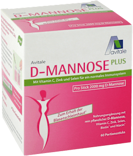 Avitale D-Mannose Plus 2000mg Portionssticks 60 St avitale
