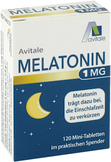 Avitale Melatonin 1 mg Mini-Tabletten im Spender 120 St avitale