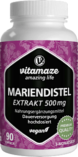 vitamaze MARIENDISTEL EXTRAKT 500 MG hochdosiert Kapseln vitamaze