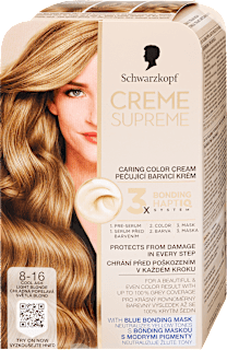 Tartós hajfesték, hűvös hamvas világosszőke 8-16 Schwarzkopf CREME SUPREME