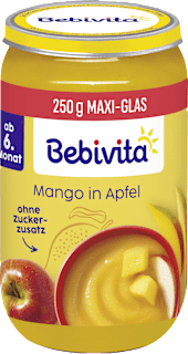 EKO voćna kašica – jabuka i mango, 6+ mj. Bebivita