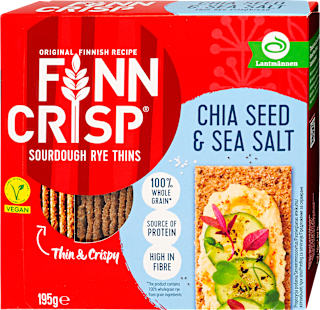 Lapkenyér, chia magos-tengeri sós FinnCrisp