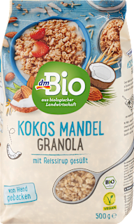 Granola bio con cocco e mandorle dmBio