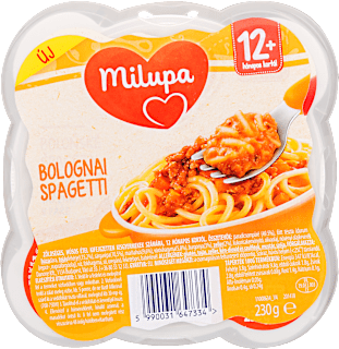 Tálcás bébiétel bolognai spagetti, 12 hónapos kortól Milupa