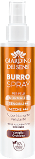 Burro corpo spray Vaniglia e Orchidea Giardino dei Sensi