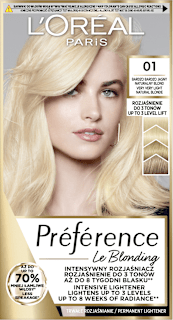 Farba do włosów 01 Bardzo Bardzo Jasny Naturalny Blond L'ORÉAL PARiS PRÉFÉRENCE