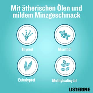 Mundspülung Cool Mint milder Geschmack Listerine