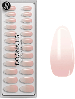 Künstliche Nägel Press Ons Medium Almond Babyboomer Doonails