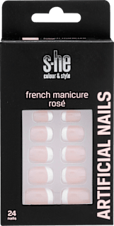 Francia manikűr műköröm, rosé s-he colour&style