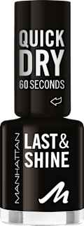 Nagellack Last & Shine 790 Black Is Black MANHATTAN Cosmetics