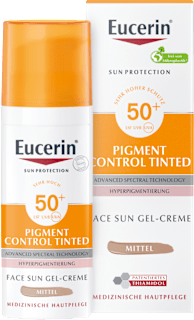 Eucerin Sun Protection Pigment Control Tinted Face Sun Gel-Creme Mittel LSF 50+ Eucerin