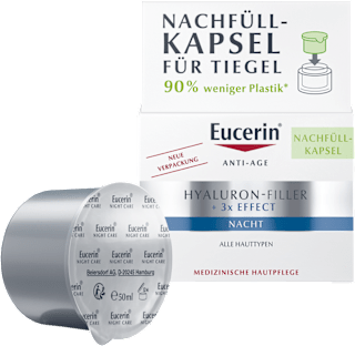 Eucerin Hyaluron-Filler + 3xEffekt Anti-Age Nachtpflege Nachfüllkapsel Eucerin