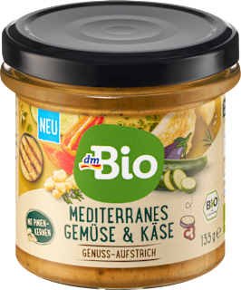 Brotaufstrich, Mediterranes Gemüse & Käse dmBio