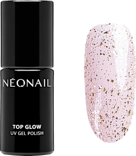 UV Nagellack Top Glow Gold Flakes NÉONAIL
