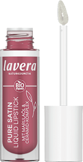 Lippenstift Liquid Pure Satin 03 Wild Mauve lavera NATURKOSMETIK
