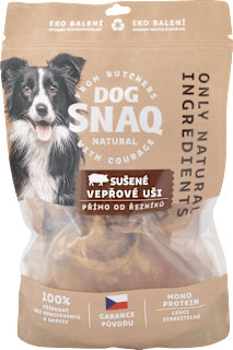 Bravčové ucho sušené DOG SNAQ