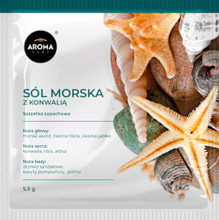 Saszetka zapachowa, sól morska z konwalią AROMA HOME