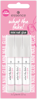 What The Fake! Mini Nail Glue (3x2g) ljepilo za nokte essence
