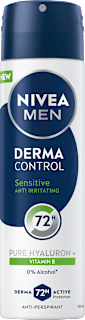 Antyperspirant w sprayu Derma Control Sensitive NIVEA MEN