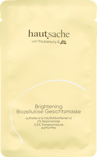 Tuchmaske Gesichtsmaske Brightening Biozellulose hautsache