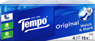 Taschentücher (15x10 St) Tempo