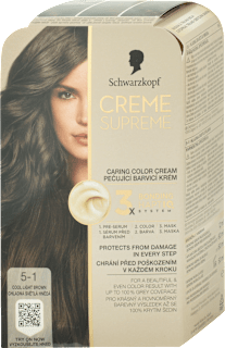 Barva za lase 5-1 Cool Brown Schwarzkopf CREME SUPREME