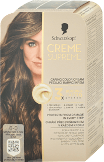 Barva za lase 6-0 Natural Light Brown Schwarzkopf CREME SUPREME